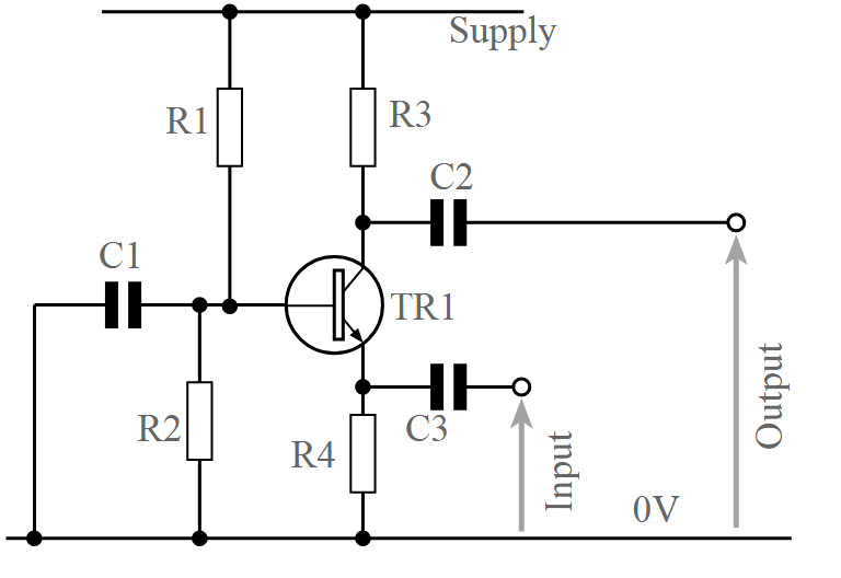 Common Base Amplifier Circuit