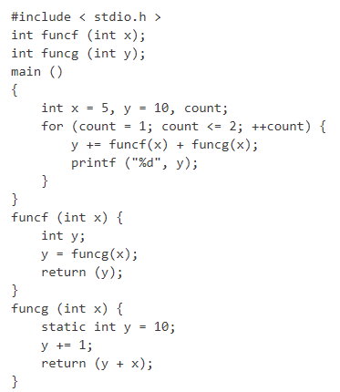 Previous Year Questions: Function | Programming and Data Structures - Computer Science Engineering (CSE)