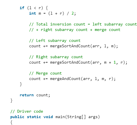 Count Inversions in Array | Algorithms - Computer Science Engineering (CSE)