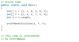 Activity Selection Problem | Algorithms - Computer Science Engineering (CSE)