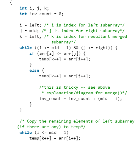 Count Inversions in Array | Algorithms - Computer Science Engineering (CSE)