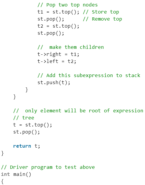 Expression Tree | Programming and Data Structures - Computer Science Engineering (CSE)