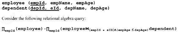 Previous Year Questions: Relational Algebra | Database Management System (DBMS) - Computer Science Engineering (CSE)