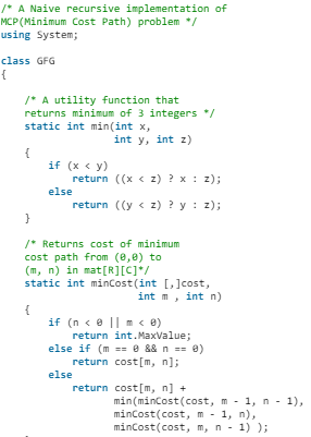 Min Cost Path | Algorithms - Computer Science Engineering (CSE)