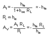 Analysis of a Transistor Amplifier Circuit Using H-Parameters | Analog and Digital Electronics - Electrical Engineering (EE)