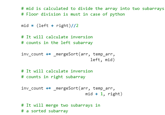 Count Inversions in Array | Algorithms - Computer Science Engineering (CSE)