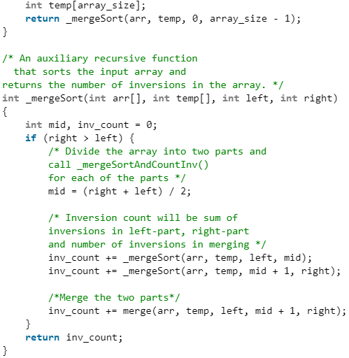 Count Inversions in Array | Algorithms - Computer Science Engineering (CSE)