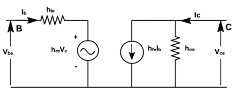 Analysis of a Transistor Amplifier Circuit Using H-Parameters | Analog and Digital Electronics - Electrical Engineering (EE)