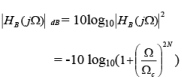 Butterworth Filter Design | Signals and Systems - Electronics and Communication Engineering (ECE)