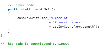 Count Inversions in Array | Algorithms - Computer Science Engineering (CSE)