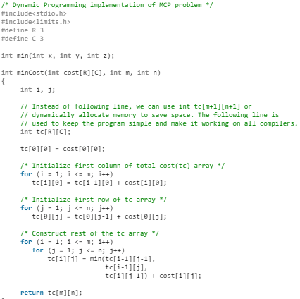 Min Cost Path | Algorithms - Computer Science Engineering (CSE)
