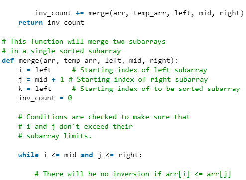 Count Inversions in Array | Algorithms - Computer Science Engineering (CSE)