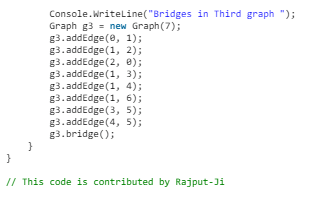 Bridges in a graph | Algorithms - Computer Science Engineering (CSE)
