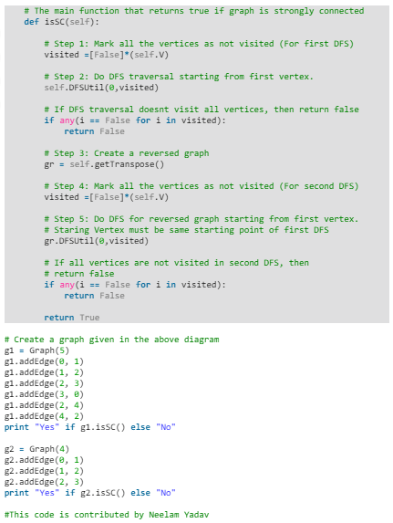 Kosaraju using DFS | Algorithms - Computer Science Engineering (CSE)