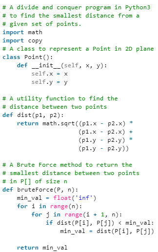 Closest Pair of Points | Algorithms - Computer Science Engineering (CSE)