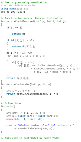 Matrix Chain Multiplication | Algorithms - Computer Science Engineering (CSE)