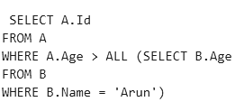 Previous Year Questions: SQL