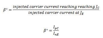 Transistor Current Component | Analog and Digital Electronics - Electrical Engineering (EE)
