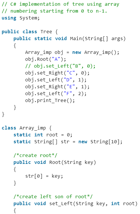 Array Representation of Binary Trees | Programming and Data Structures - Computer Science Engineering (CSE)