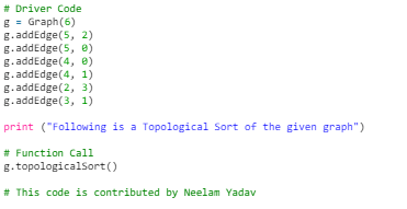 Topological Sorting | Algorithms - Computer Science Engineering (CSE)