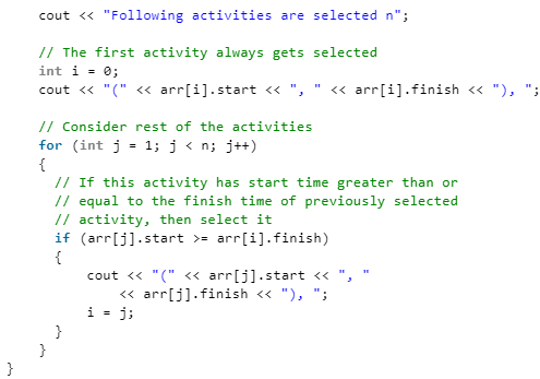 Activity Selection Problem - Computer Science Engineering (CSE)
