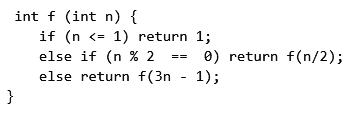 Previous Year Questions: Function | Programming and Data Structures - Computer Science Engineering (CSE)