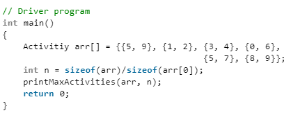 Activity Selection Problem - Computer Science Engineering (CSE)