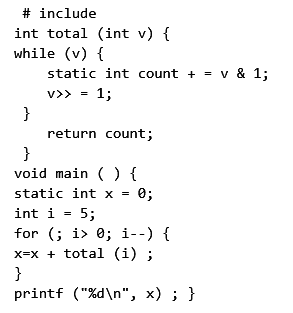 Previous Year Questions: Function | Programming and Data Structures - Computer Science Engineering (CSE)