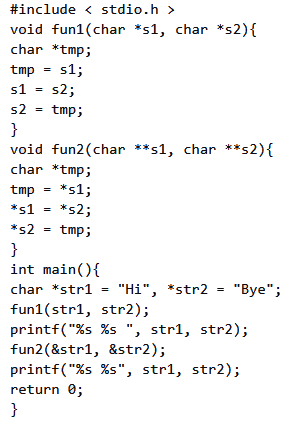 Previous Year Questions: Function | Programming and Data Structures - Computer Science Engineering (CSE)
