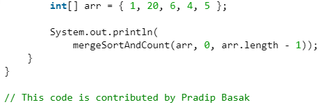 Count Inversions in Array | Algorithms - Computer Science Engineering (CSE)