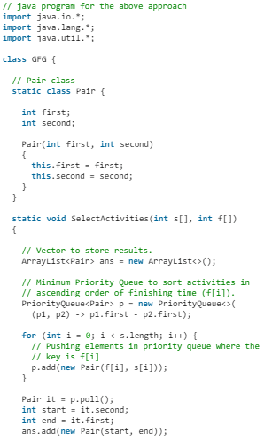 Activity Selection Problem | Algorithms - Computer Science Engineering (CSE)