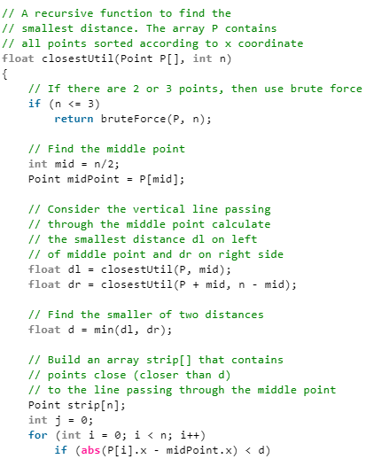 Closest Pair of Points | Algorithms - Computer Science Engineering (CSE)