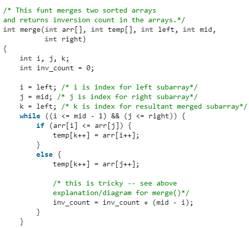 Count Inversions in Array | Algorithms - Computer Science Engineering (CSE)