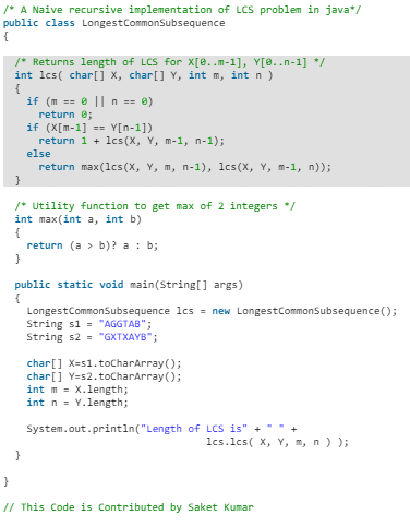 Longest Common Subsequence | Algorithms - Computer Science Engineering (CSE)