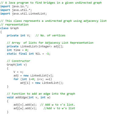 Bridges in a graph | Algorithms - Computer Science Engineering (CSE)