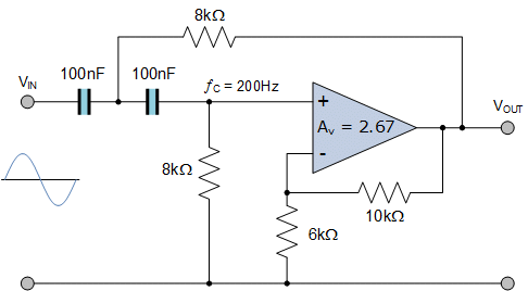 Sallen Key Filter | Analog and Digital Electronics - Electrical Engineering (EE)