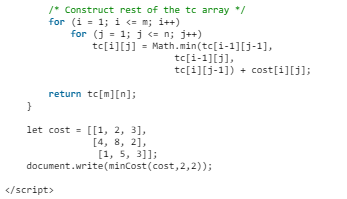 Min Cost Path | Algorithms - Computer Science Engineering (CSE)