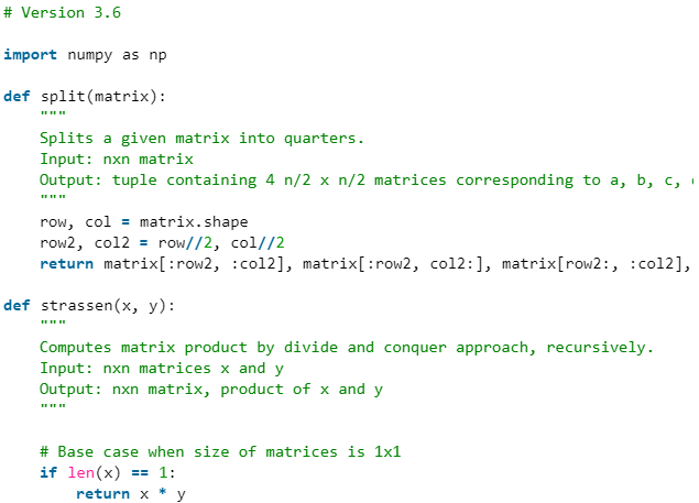 Strassen’s Matrix Multiplication | Algorithms - Computer Science Engineering (CSE)