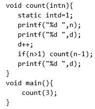 Previous Year Questions: Function | Programming and Data Structures - Computer Science Engineering (CSE)