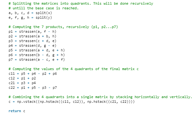 Strassen’s Matrix Multiplication | Algorithms - Computer Science Engineering (CSE)
