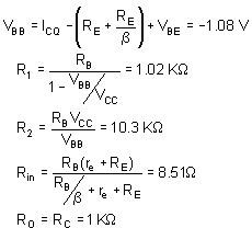 Design of Amplifier: Examples - Electrical Engineering (EE)