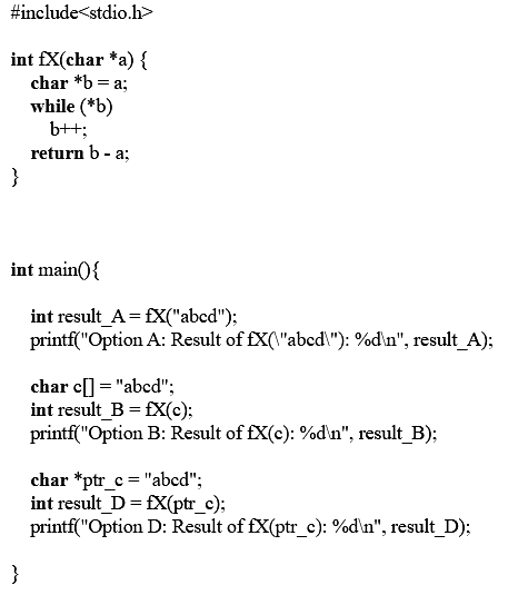 Previous Year Questions: Array and Pointer | Programming and Data Structures - Computer Science Engineering (CSE)