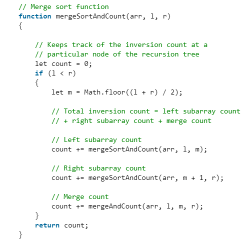 Count Inversions in Array | Algorithms - Computer Science Engineering (CSE)