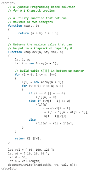 0-1 Knapsack Problem | Algorithms - Computer Science Engineering (CSE)