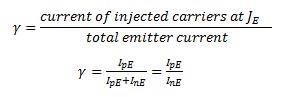 Transistor Current Component | Analog and Digital Electronics - Electrical Engineering (EE)