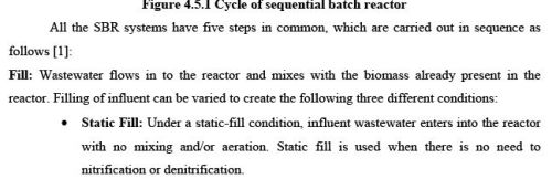 Sequential Batch Reactor | Environmental Engineering - Civil Engineering (CE)