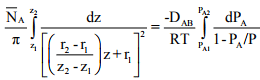 Diffusion Through Variable Cross Sectional Area | Mass Transfer - Chemical Engineering