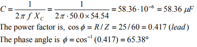 Solution of Current in R-L-C Series Circuits | Basic Electrical Technology - Electrical Engineering (EE)