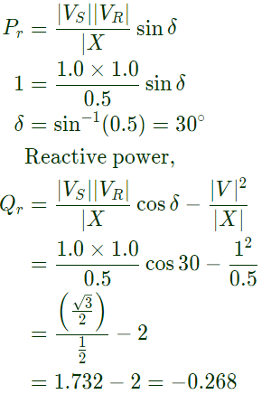 Previous Year Questions- Compensation Techniques and Voltage profile Control | Power Systems - Electrical Engineering (EE)