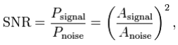 Signal To Noise Ratio - Electronics and Communication Engineering (ECE)